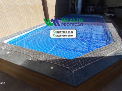 Rede para piscina em Goiânia